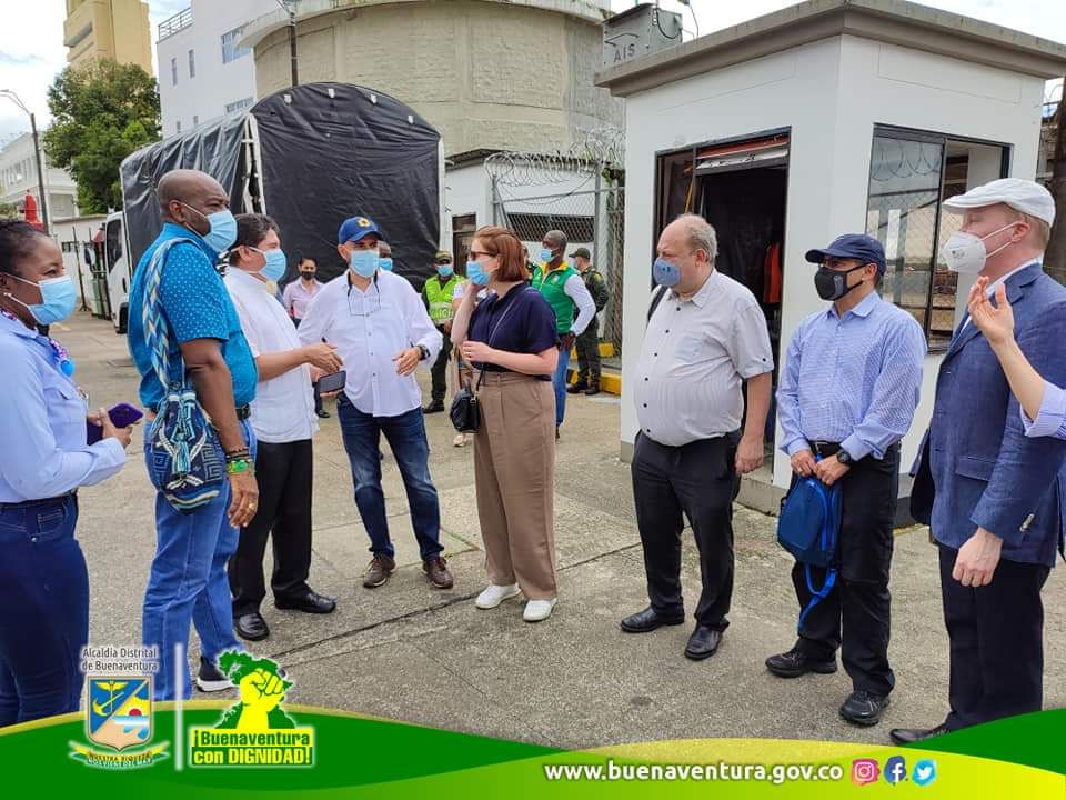 Importantes delegaciones diplomáticas visitaron Buenaventura este fin de semana