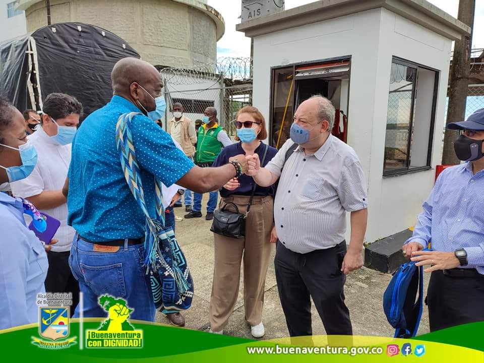 Importantes delegaciones diplomáticas visitaron Buenaventura este fin de semana