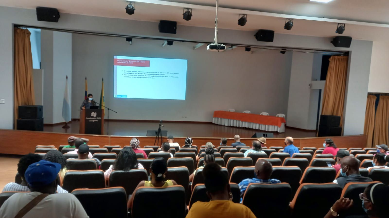 Temas importantes fueron socializados con representantes del sector cultural en Buenaventura