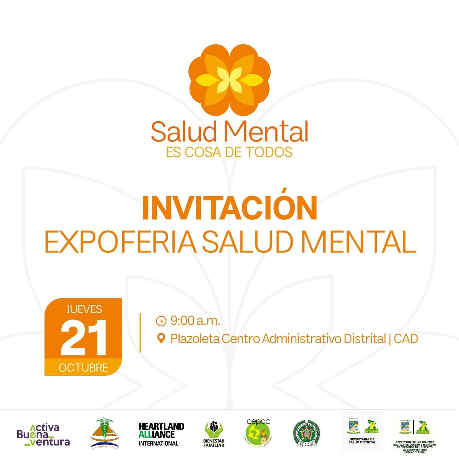Se realizará Expoferia de Salud Mental en Buenaventura este jueves