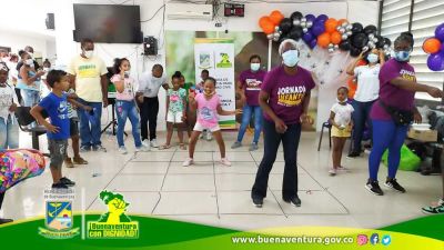 Cientos de niños y jóvenes en Buenaventura disfrutaron de la celebración del Día del Niño y de las ofertas institucionales ofrecidas