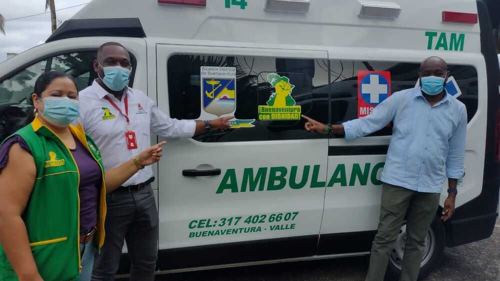 Llegan dos nuevas ambulancias a reforzar la atenci&oacute;n en el hospital Luis Ablanque de La Plata de Buenaventura