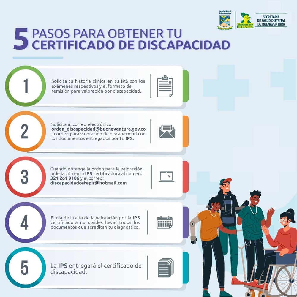 Secretaría de Salud anuncia que trámite para certificado de discapacidad ya se puede realizar en Buenaventura