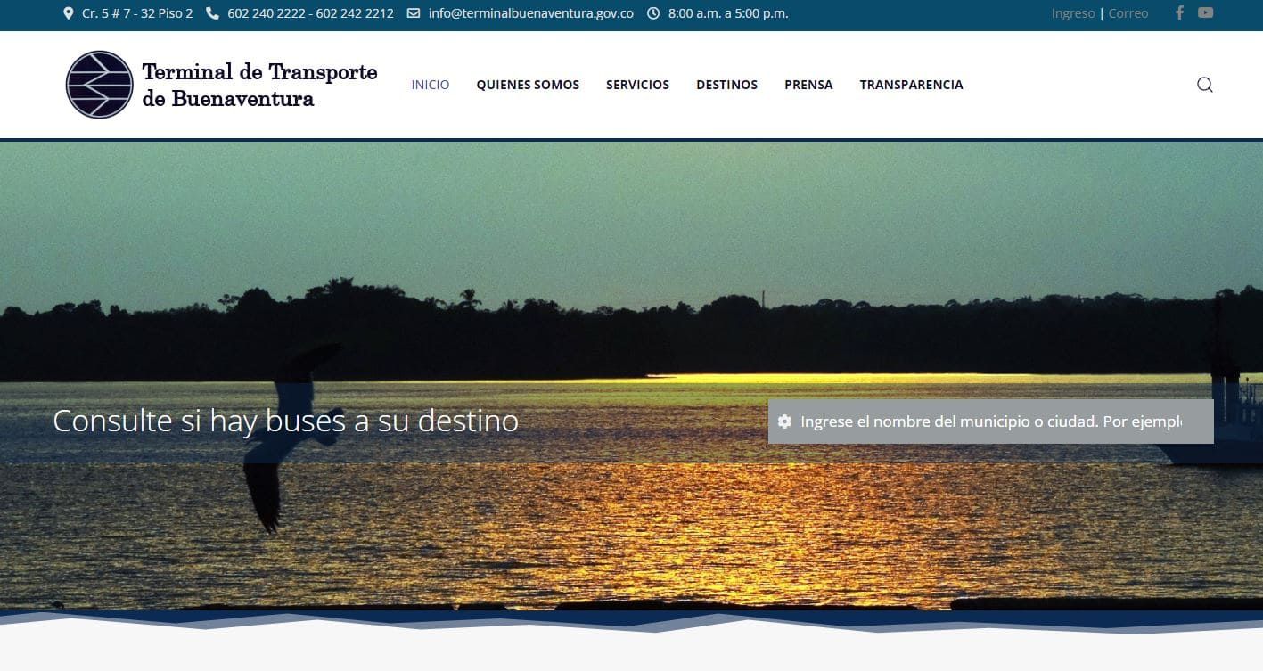 Desde el próximo viernes la Terminal de Transportes contará con página web