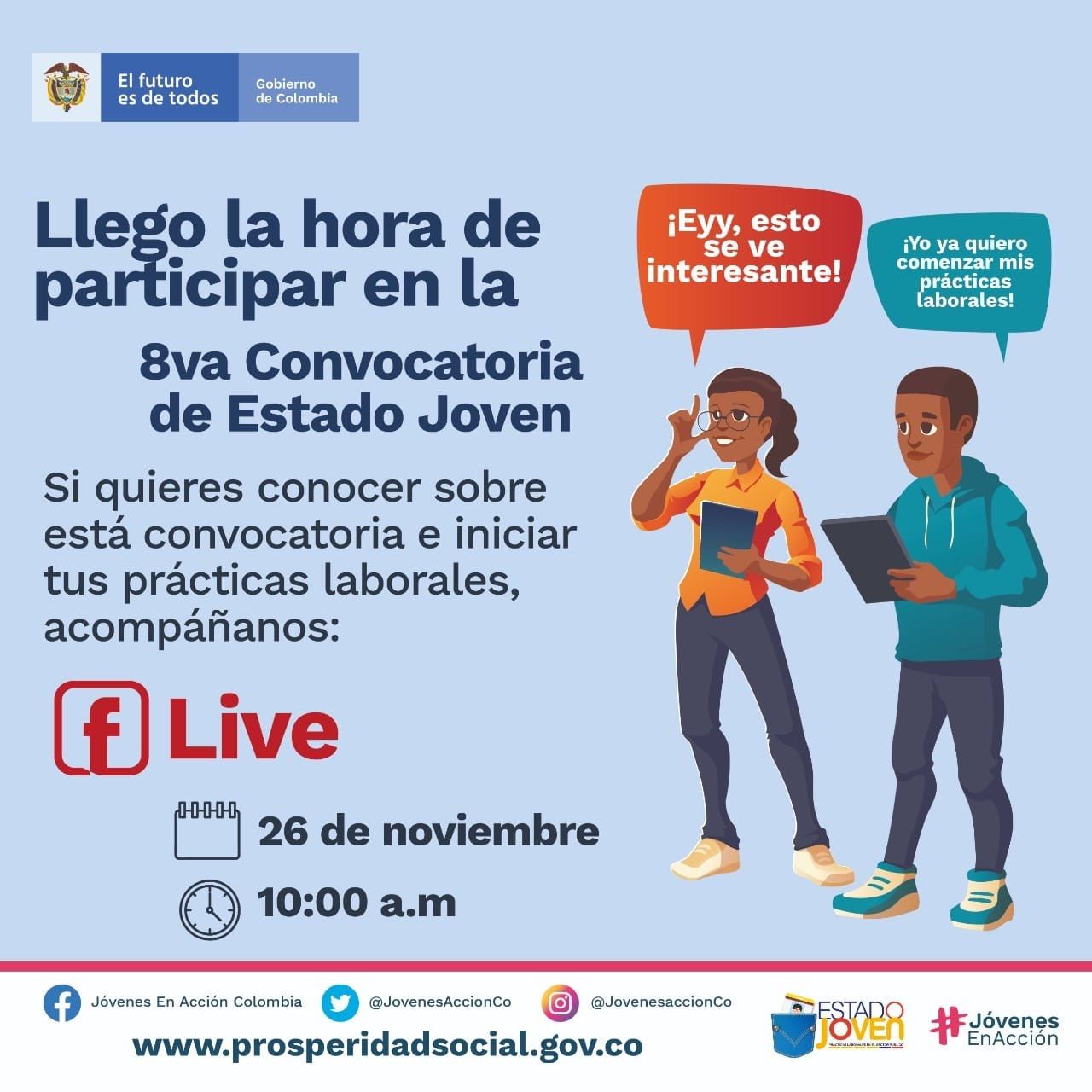 Comunicado - 8va convocatoria de Estado Joven