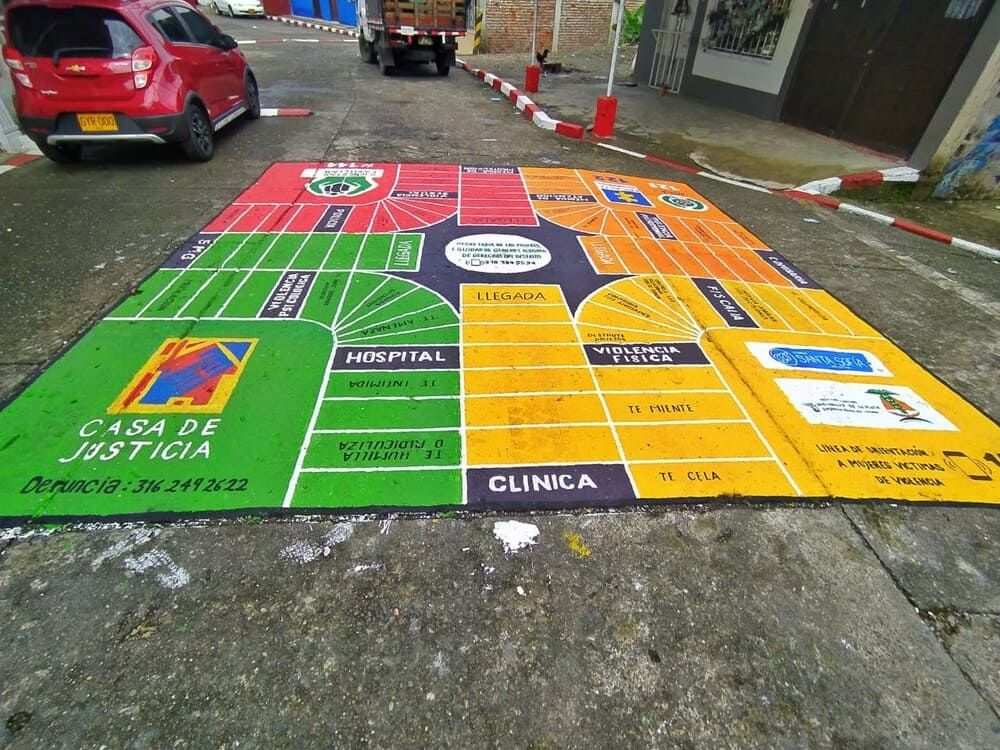 Los murales una forma creativa para dar a conocer el Violentómetro