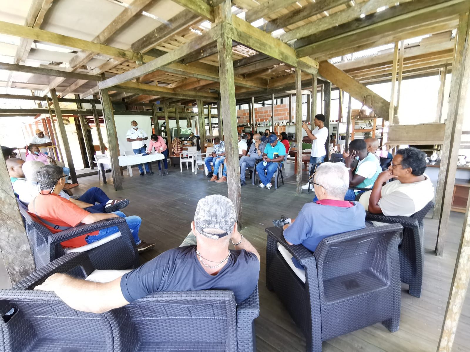 OCPAD socializó la realización de muro de contención para la comunidad de la vereda El Salto