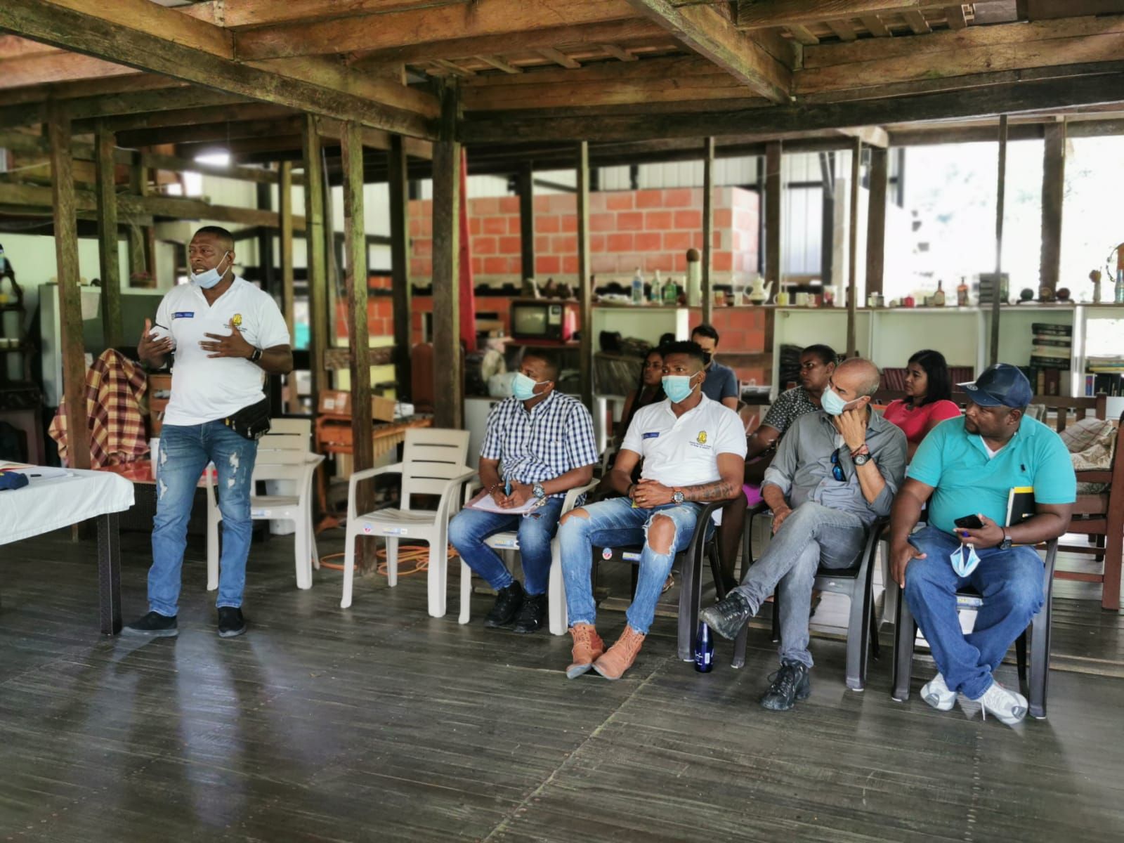 OCPAD socializó la realización de muro de contención para la comunidad de la vereda El Salto