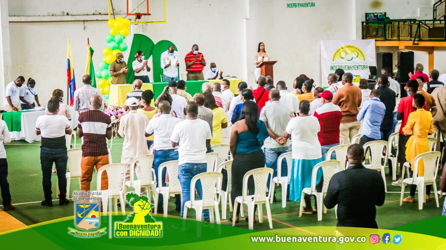 Buenaventura, la primera ciudad en posesionar a los presidentes de Juntas de Acción Comunal 