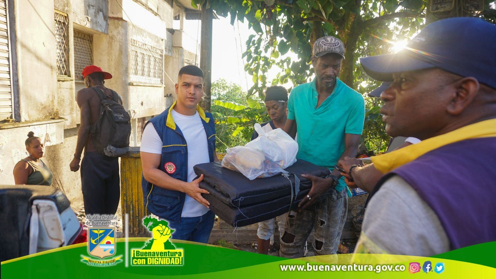 Se entregaron ayudas humanitarias a todas las familias afectadas en San José 