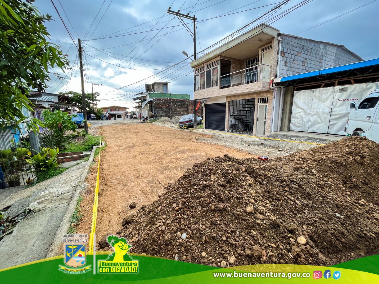 Alcaldía confirmó la ejecución de 6 proyectos de pavimentación y obras complementarias en Buenaventura