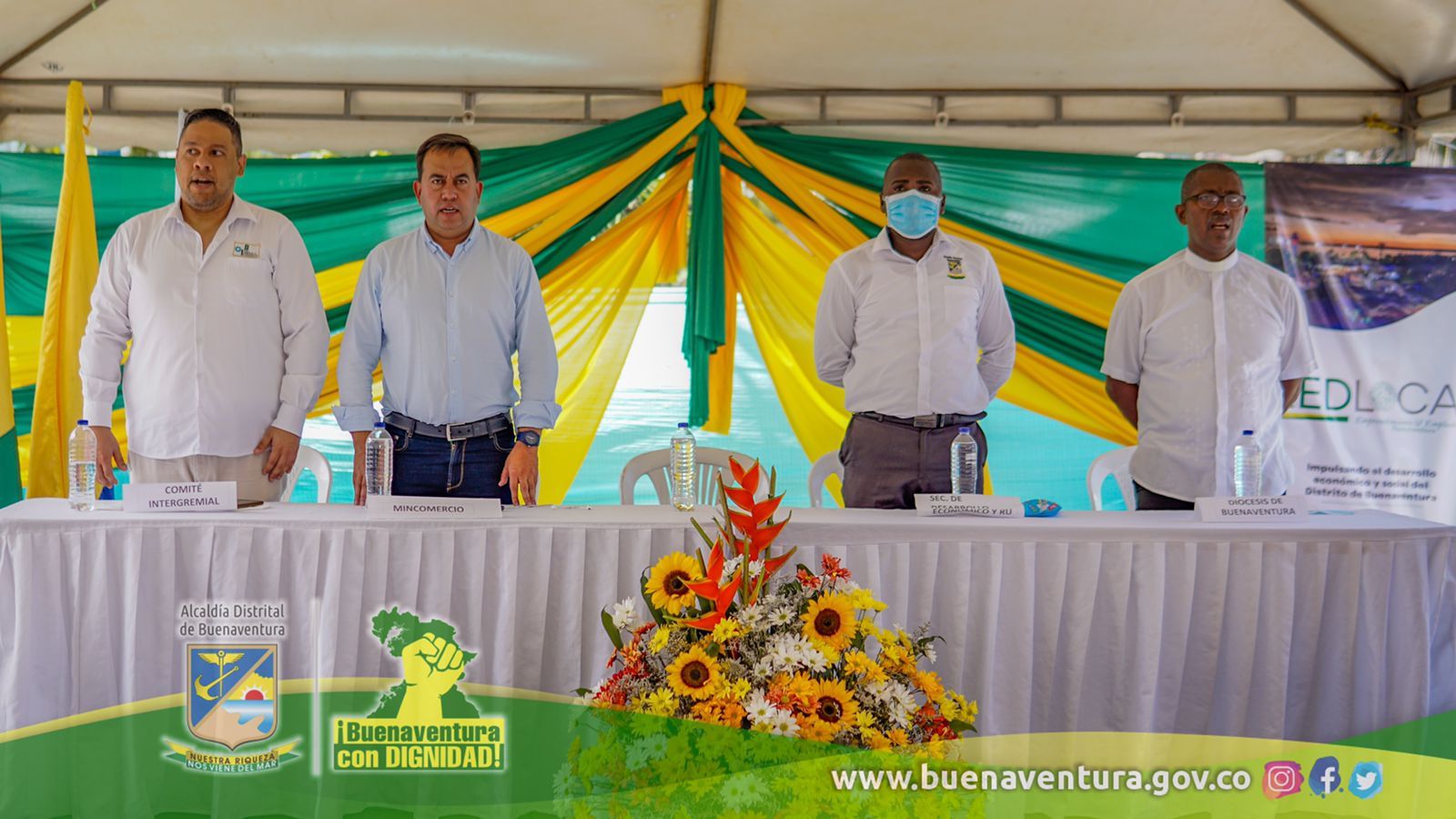 Más de 20 entidades brindaron su oferta en la Feria de Servicios, Emprendimiento y Empleabilidad del Distrito de Buenaventura