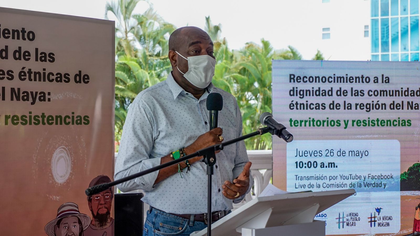 Comisión de la Verdad hizo reconocimiento a las Comunidades Étnicas del Naya