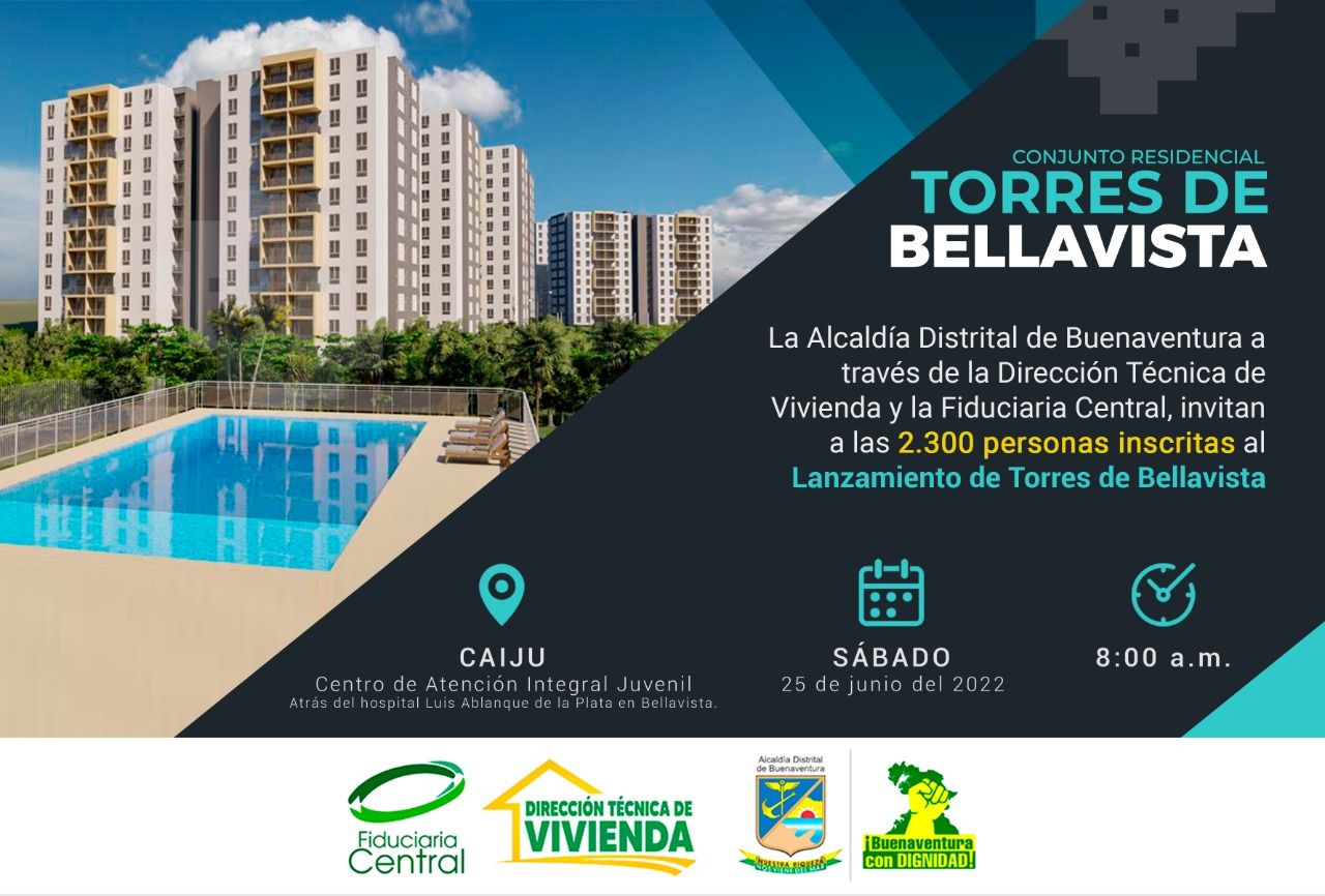 El 25 de junio se realizará lanzamiento del Conjunto Residencial Torres de Bellavista