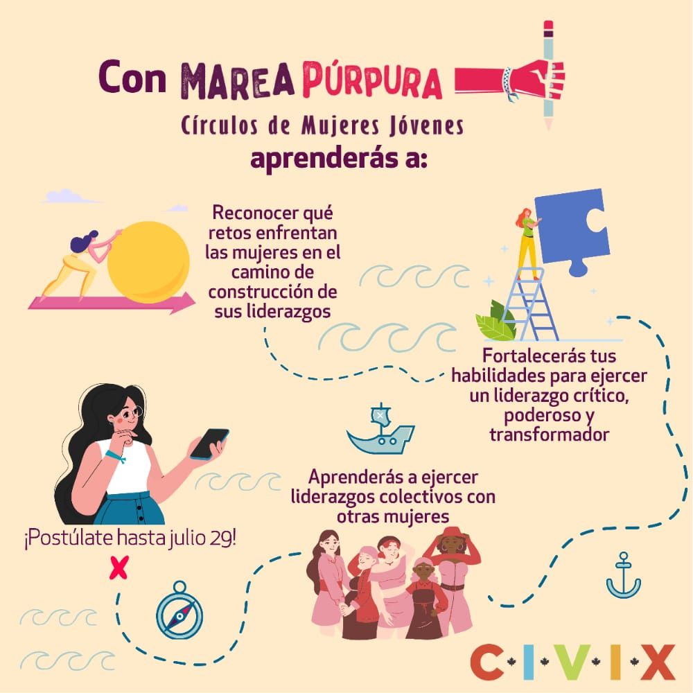 Mujeres jóvenes de Buenaventura podrán postularse al programa Marea Púrpura