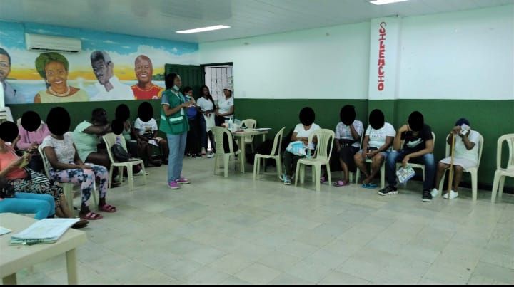 Secretaría de Salud Distrital brindó acompañamiento psicosocial a víctimas del conflicto armado en el barrio Juan 23