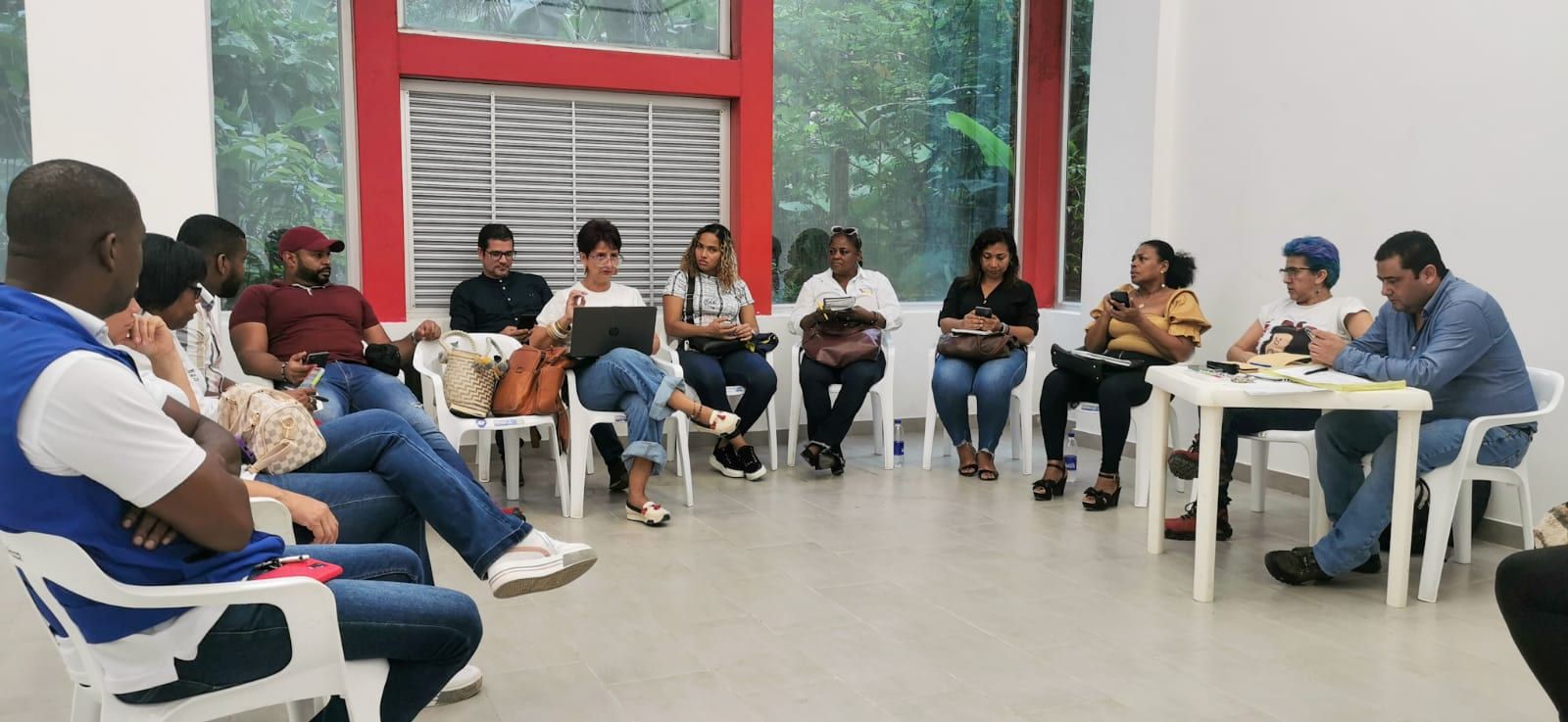 Con participación del Ministerio de Cultura se visitó obra de la Casa de la Cultura para reactivar trabajos