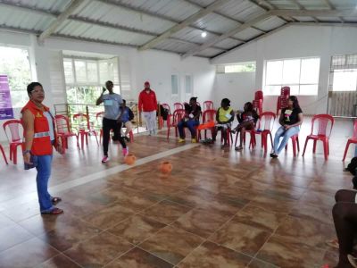Actividad pedagógica de sensibilización sobre las Violencias Basadas en Género y reconocimiento del territorio en la activación de la ruta de atención integral a este tipo de violencia