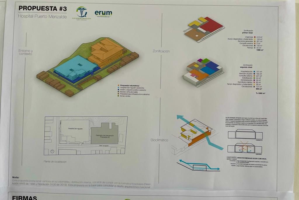  Tres propuestas de diseño del nuevo Hospital San Agustín fueron presentadas a la comunidad