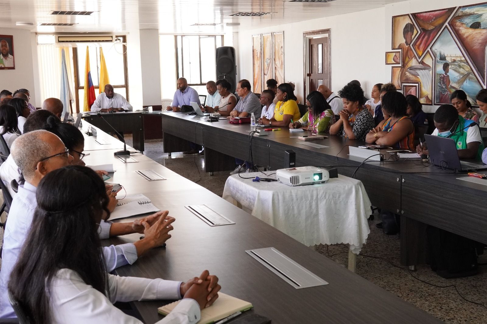 Alcaldía Distrital junto con otras entidades realizaron primera sesión de CODPOS del año 2023