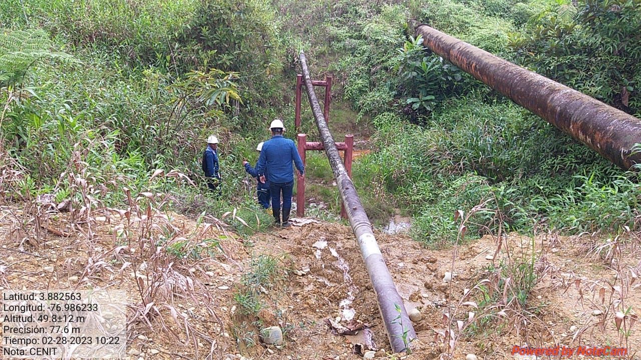 Se registran condiciones de riesgo en el sistema de transporte de hidrocarburos de Buenaventura Yumbo