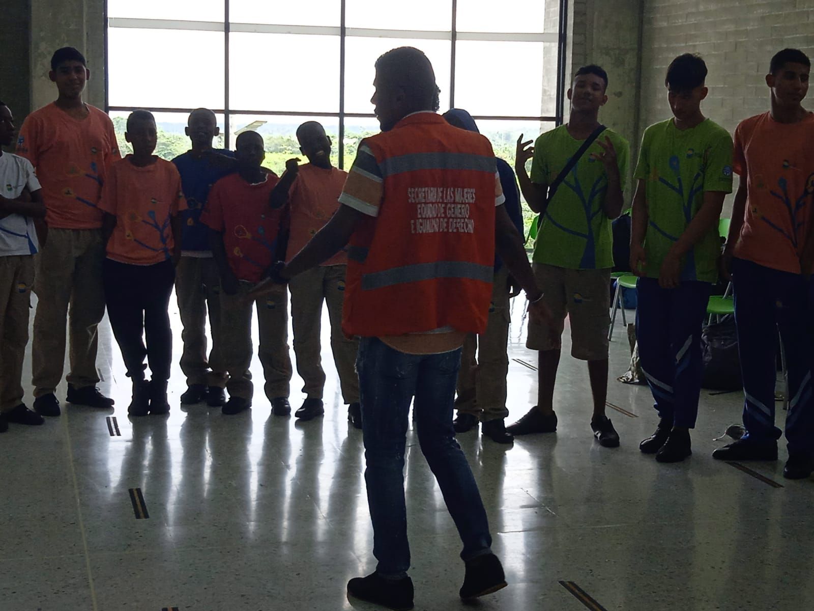 Taller Masculinidades no violentas en Institución Bahía de Buenaventura