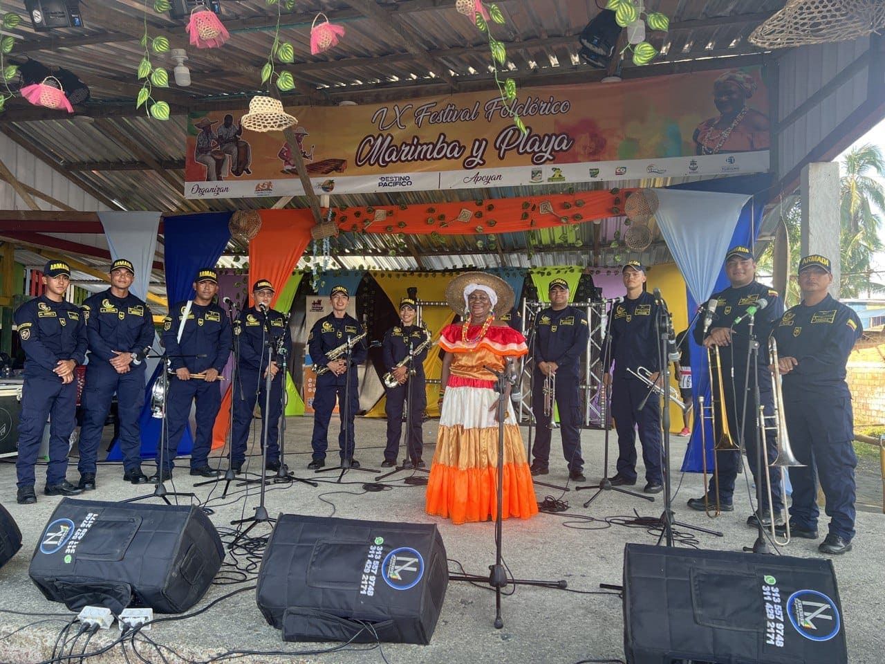 Turistas nacionales y extranjeros disfrutaron de la IX versión del Festival Marimba y Playa 