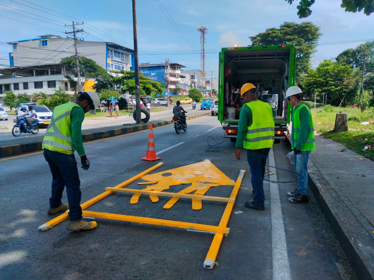 El Distrito cuenta con nueva demarcación y señalización en las vías principales para reducir accidentalidad