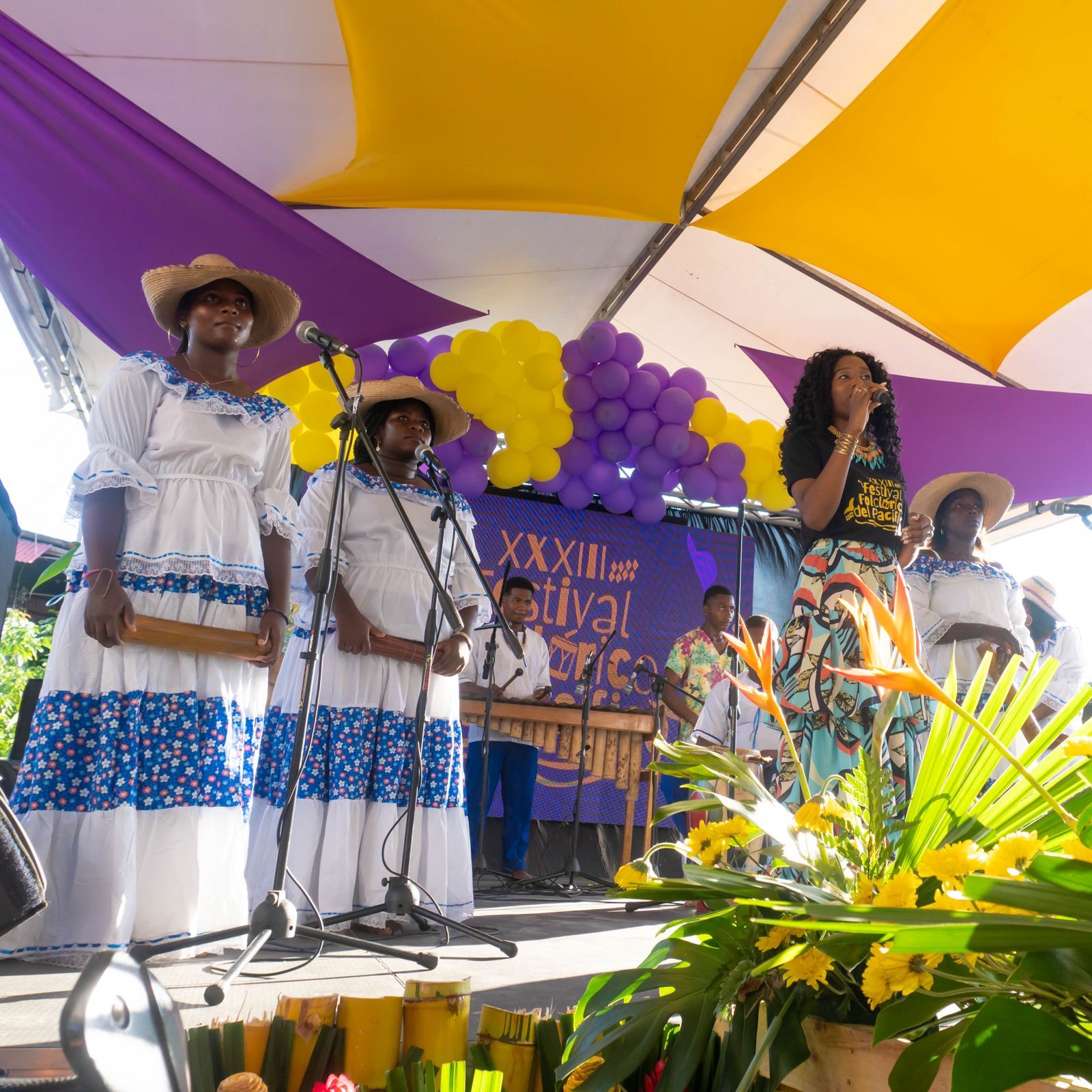 Con sabor a tradición se vivió el lanzamiento del XXXIII Festival Folclórico del Pacífico en Puente Nayero