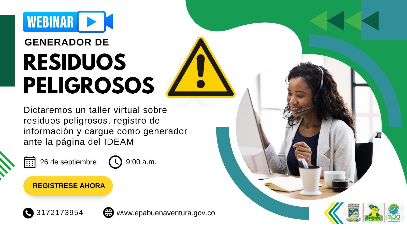 EPA dictará Taller Virtual sobre Gestión de Residuos Peligrosos