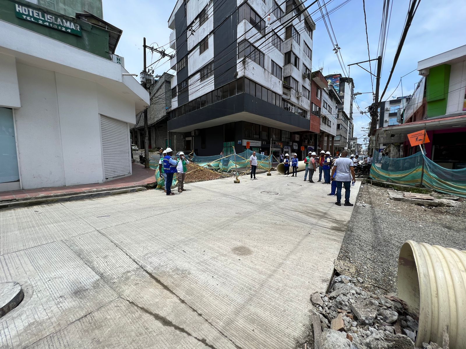 Obras de la calle Segunda de Buenaventura avanzan
