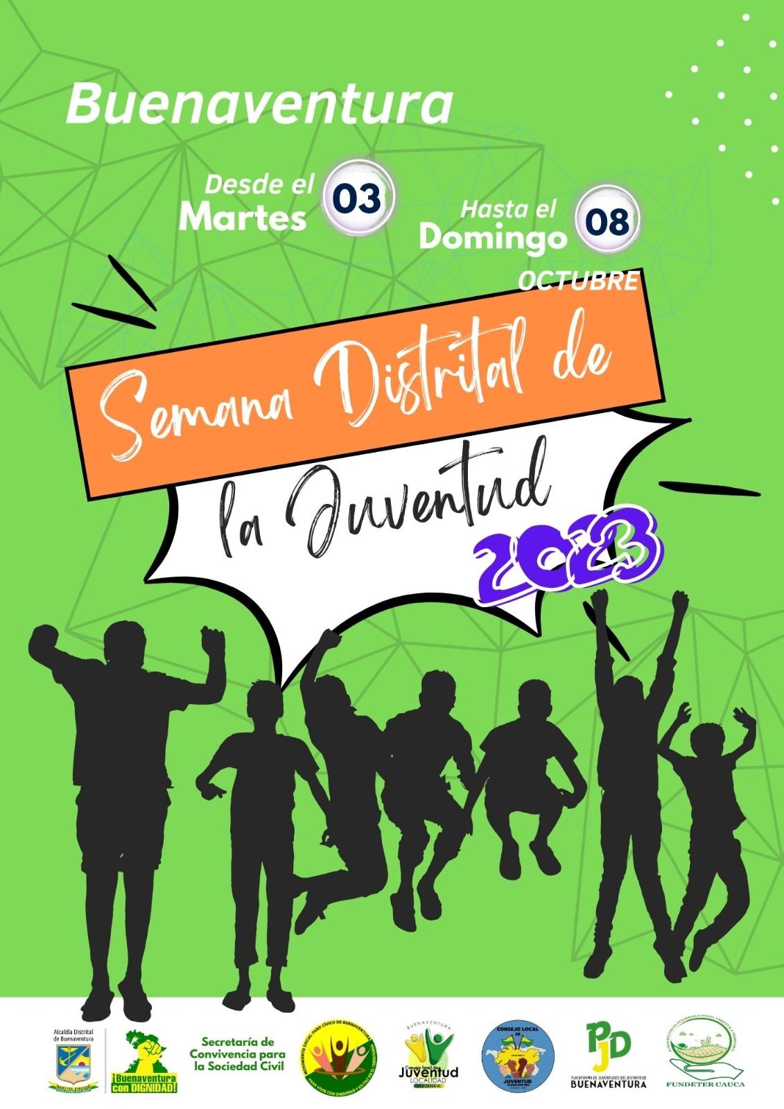 Cronograma semana Distrital de Juventud 