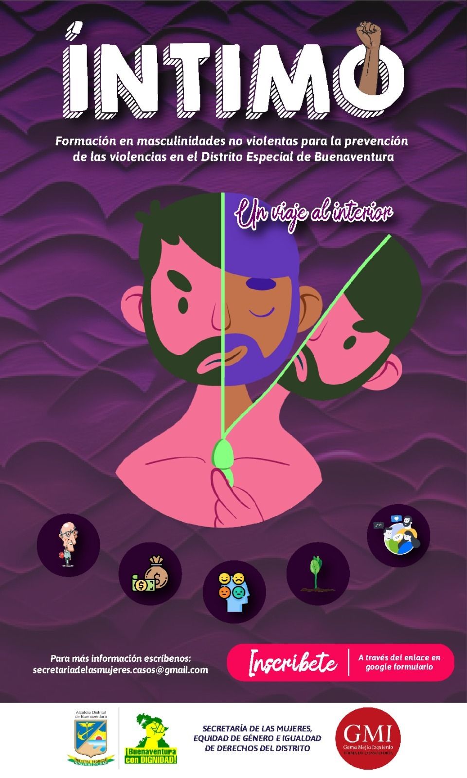 Formación en masculinidades no violentas para la prevención de las violencias en el Distrito Especial de Buenaventura