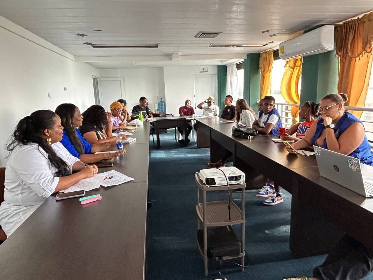 Acercamiento productivo con el Consejo Juvenil y mejoras en el Centro de Atención Juvenil - CAIJU 