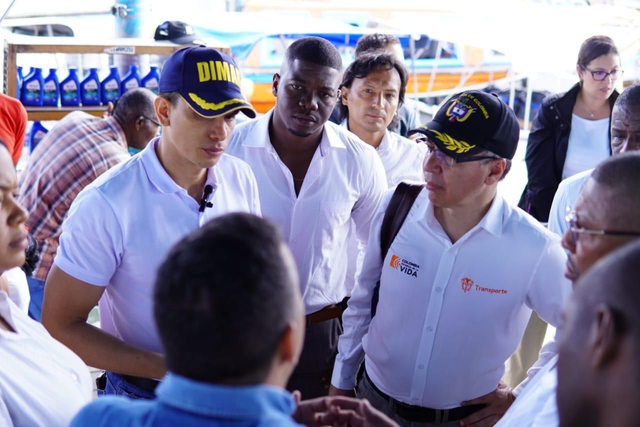 Ministerio de Transporte realizó recorrido en el Embarcadero Turístico de Buenaventura