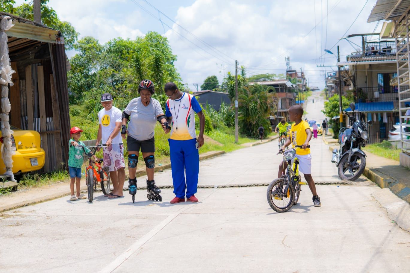 Inderbuenaventura llevó deporte y recreación al barrio Nueva Granada.