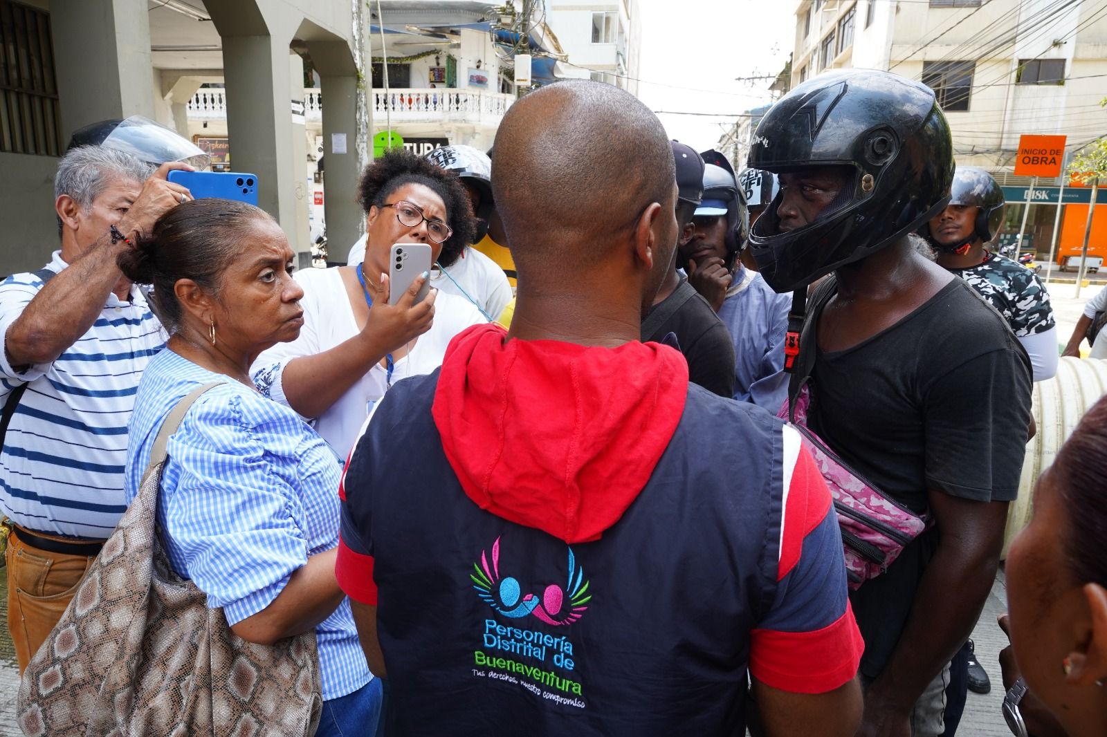 Secretaría de Gobierno medió en protesta de mototaxistas en Buenaventura