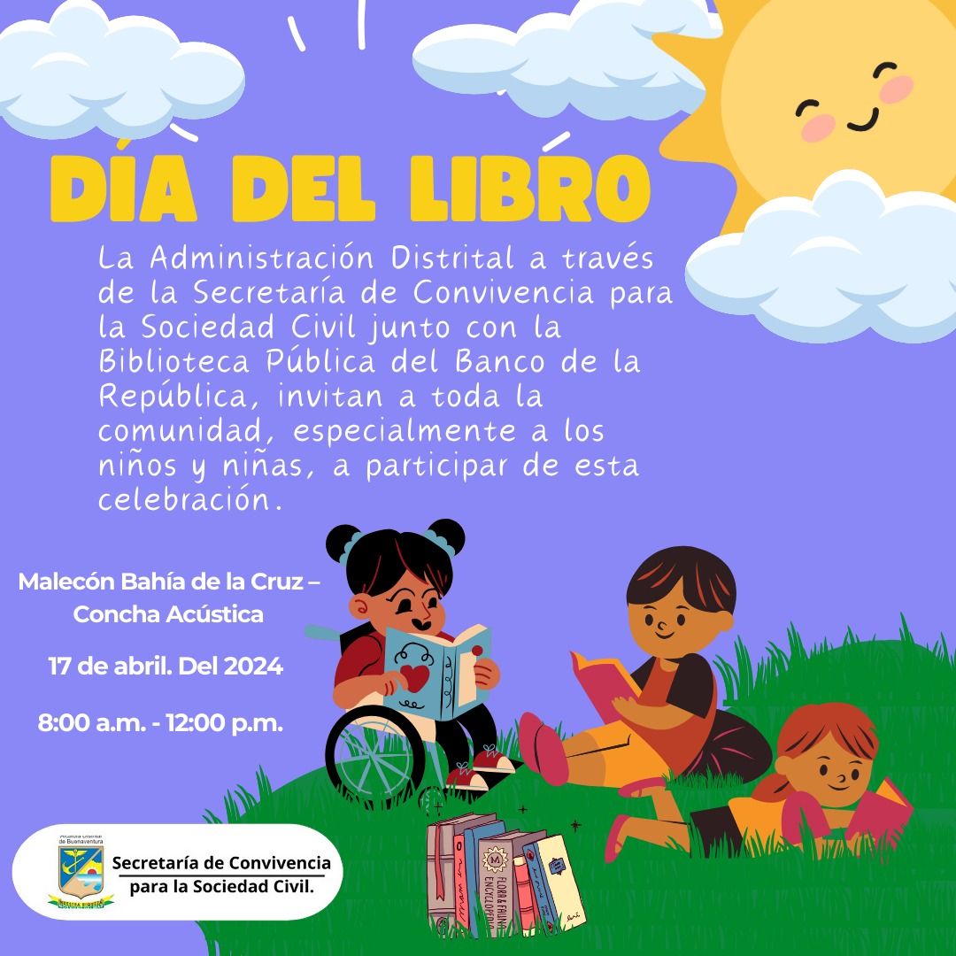 Alcaldía Distrital se une a celebración del Día del Libro en Buenaventura