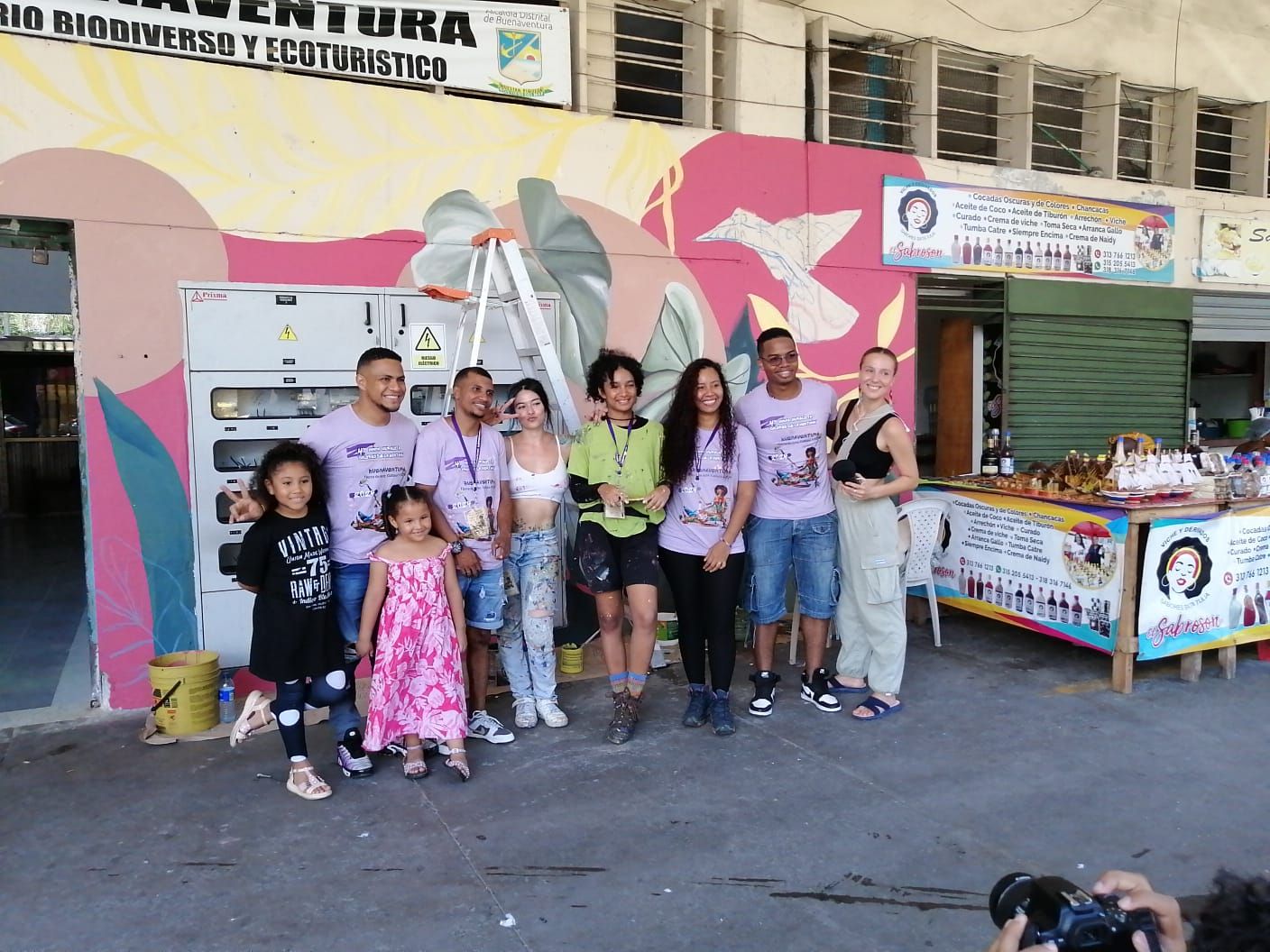 Terminal de Transportes y Manglar Innato impulsan murales para embellecer el lugar