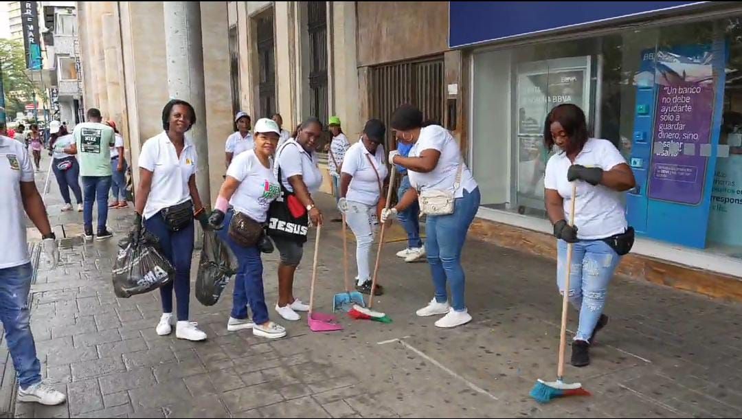 Primera jornada de limpieza y embellecimiento de la Campaña Buenaventura Bonita tuvo gran acogida