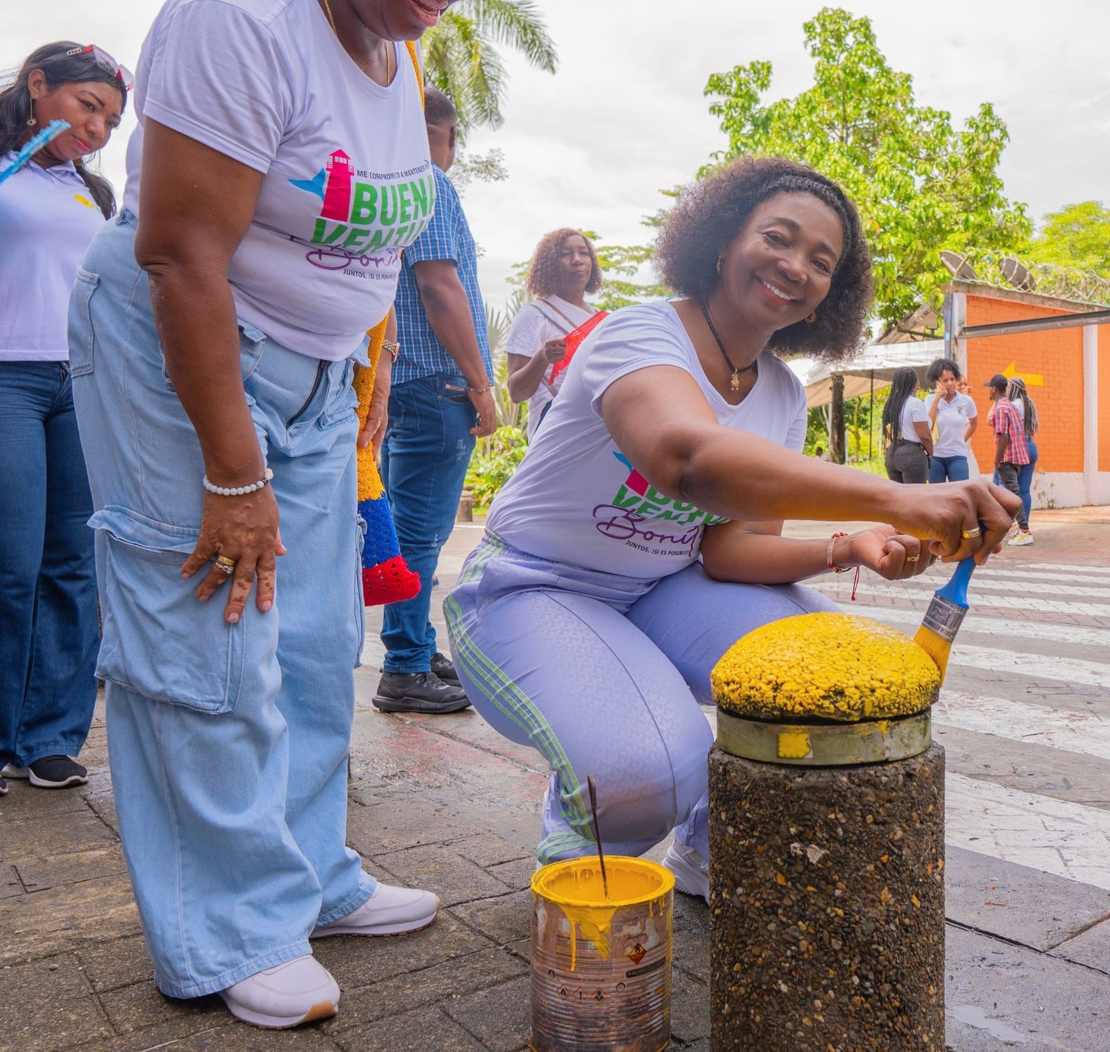 Primera jornada de limpieza y embellecimiento de la Campaña Buenaventura Bonita tuvo gran acogida