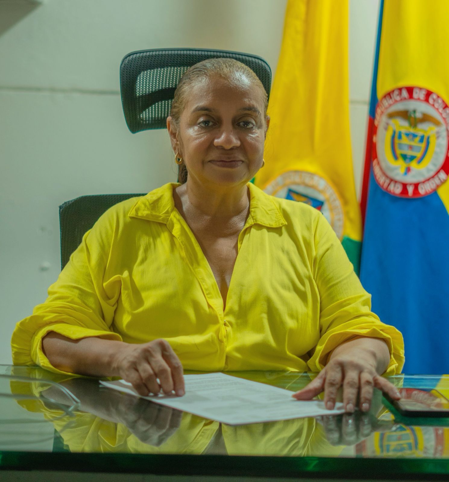 Asumió funciones como alcaldesa encargada, la secretaria de Gobierno y Seguridad Ciudadana, María Liliana Vivas Paz