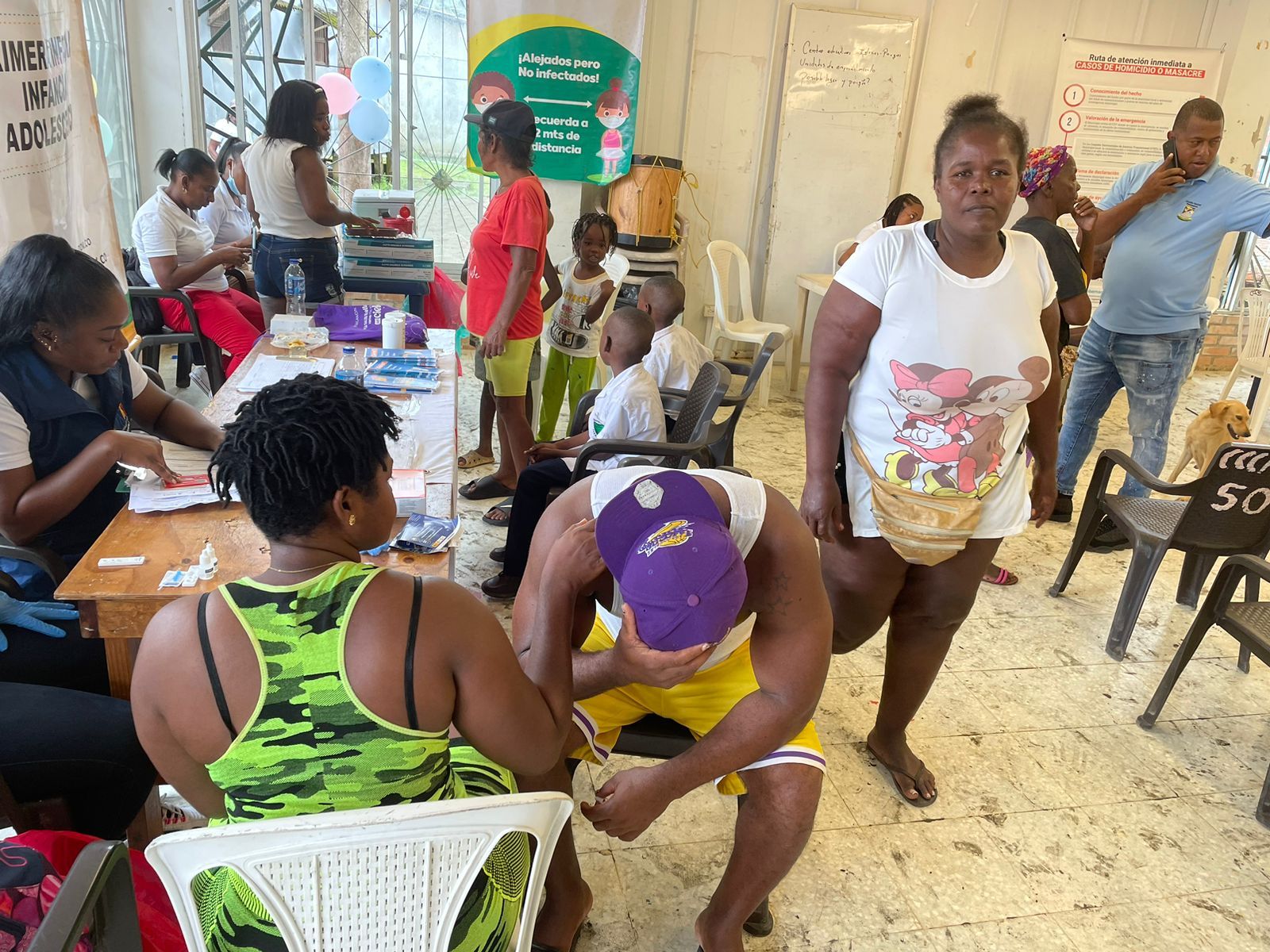 Al menos 200 personas de Juanchaco y Bazán - Bocana se beneficiaron de jornada descentralizada de la Casa de Justicia y Paz de Buenaventura