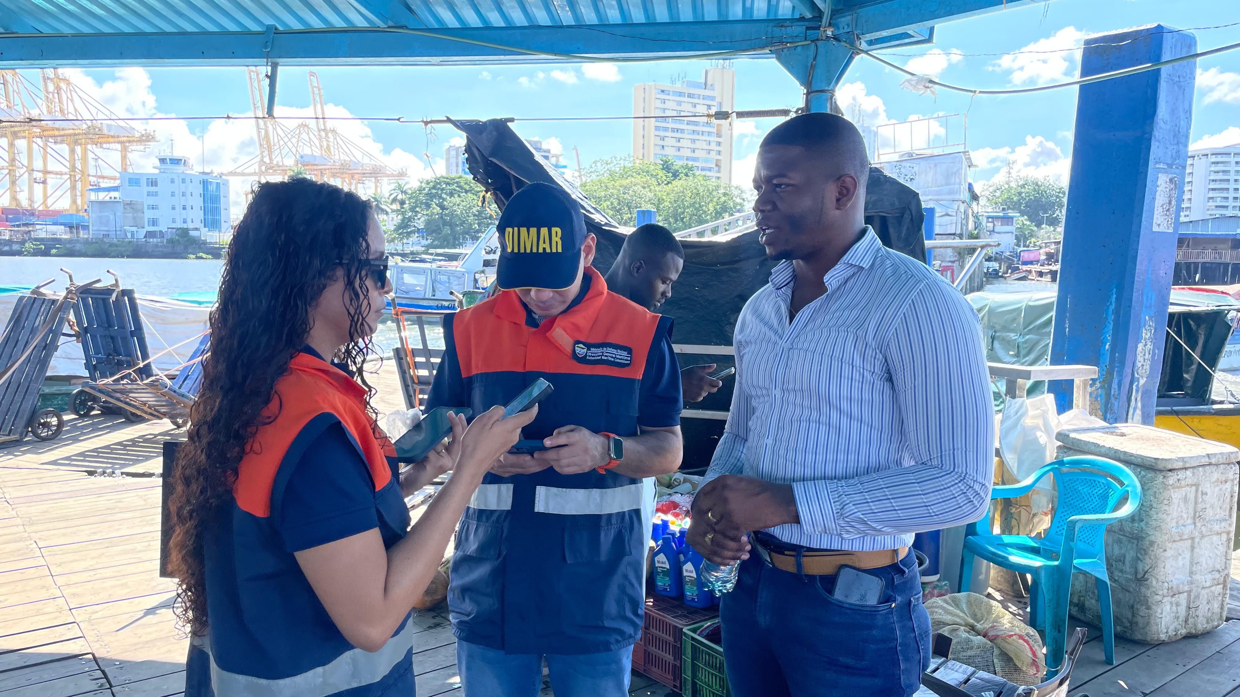 Alcaldía Distrital y Dimar adelantaron inspección en el Embarcadero Turístico tras afectaciones por las fuertes lluvias