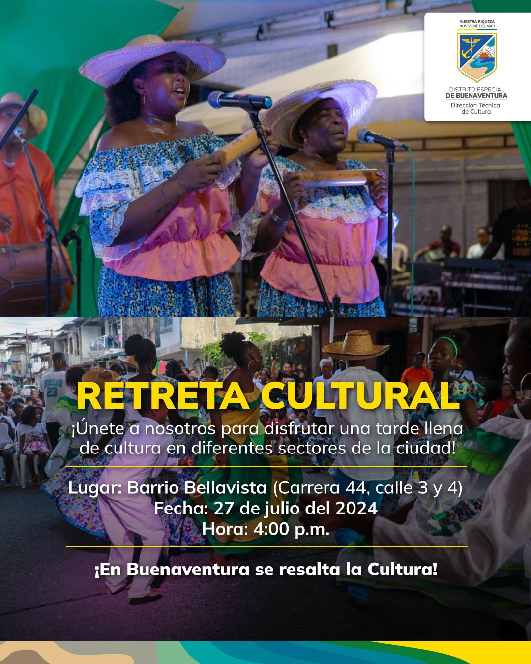 Buenaventura celebra un fin de semana cultural con Retretas y fiesta bíblica