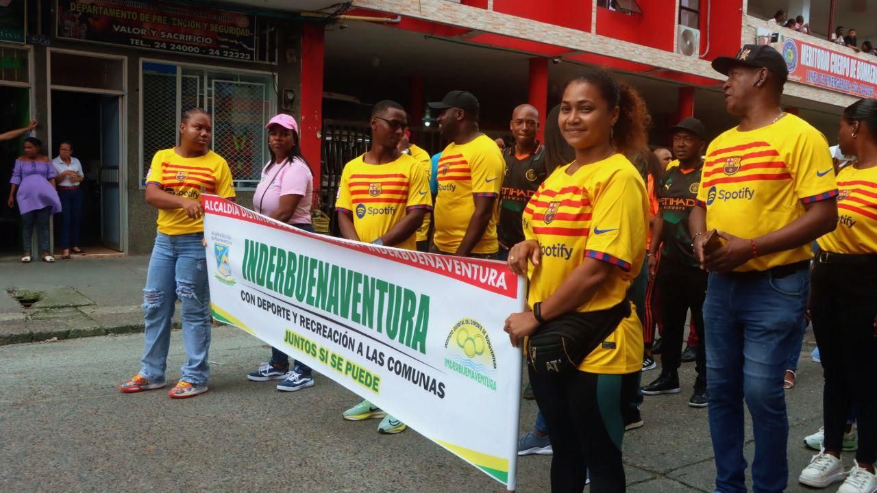 Se enciende la llama de los Juegos Deportivos y Recreativos Internos 2024 de la Alcaldía de Buenaventura