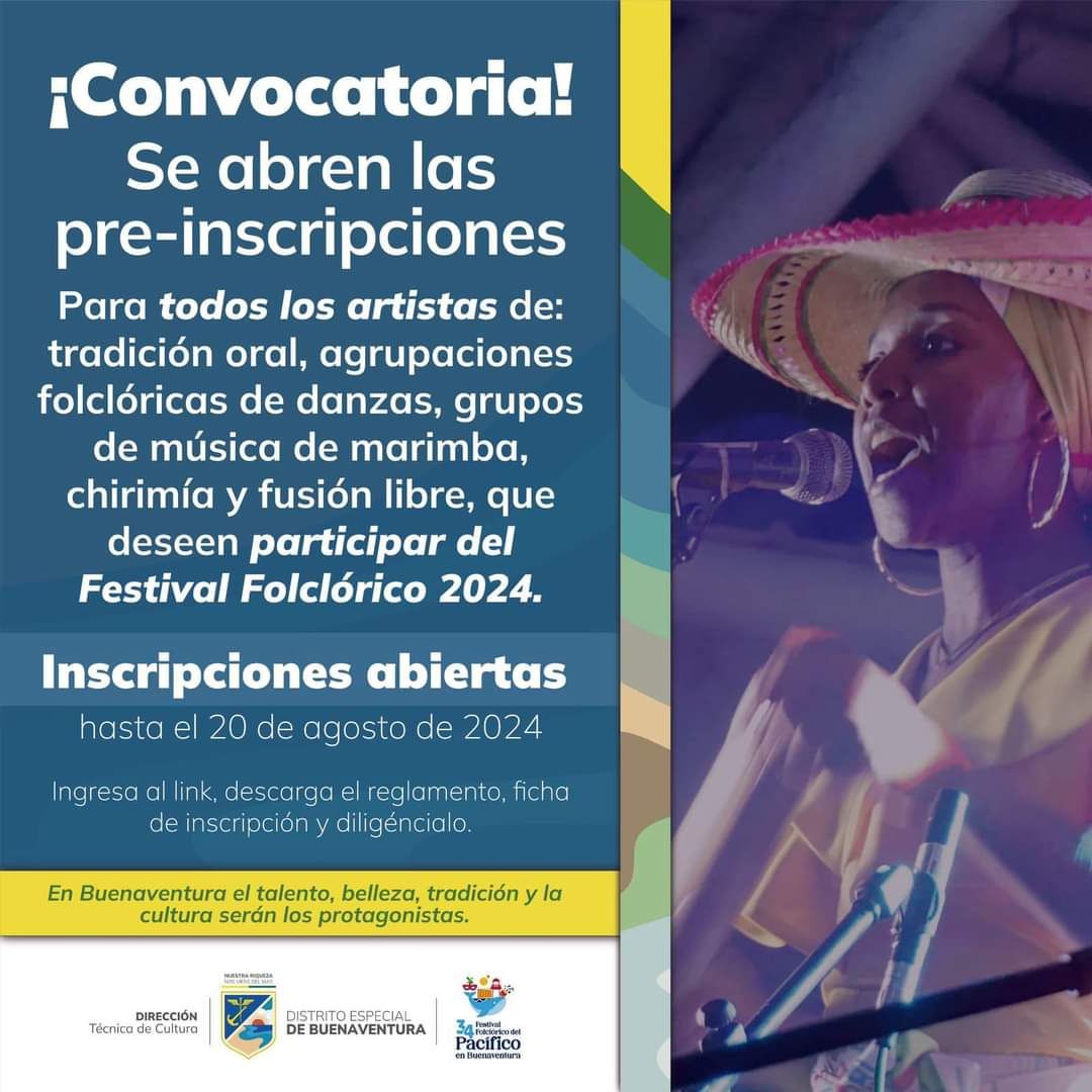 Abren convocatorias para que artistas y empresarios participen en el próximo Festival Folclórico