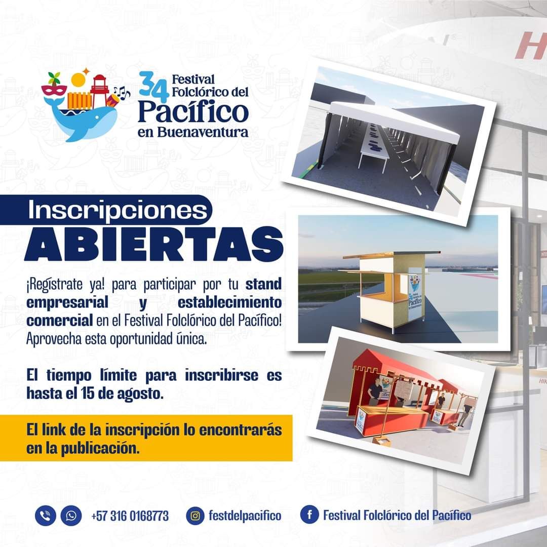 Abren convocatorias para que artistas y empresarios participen en el próximo Festival Folclórico