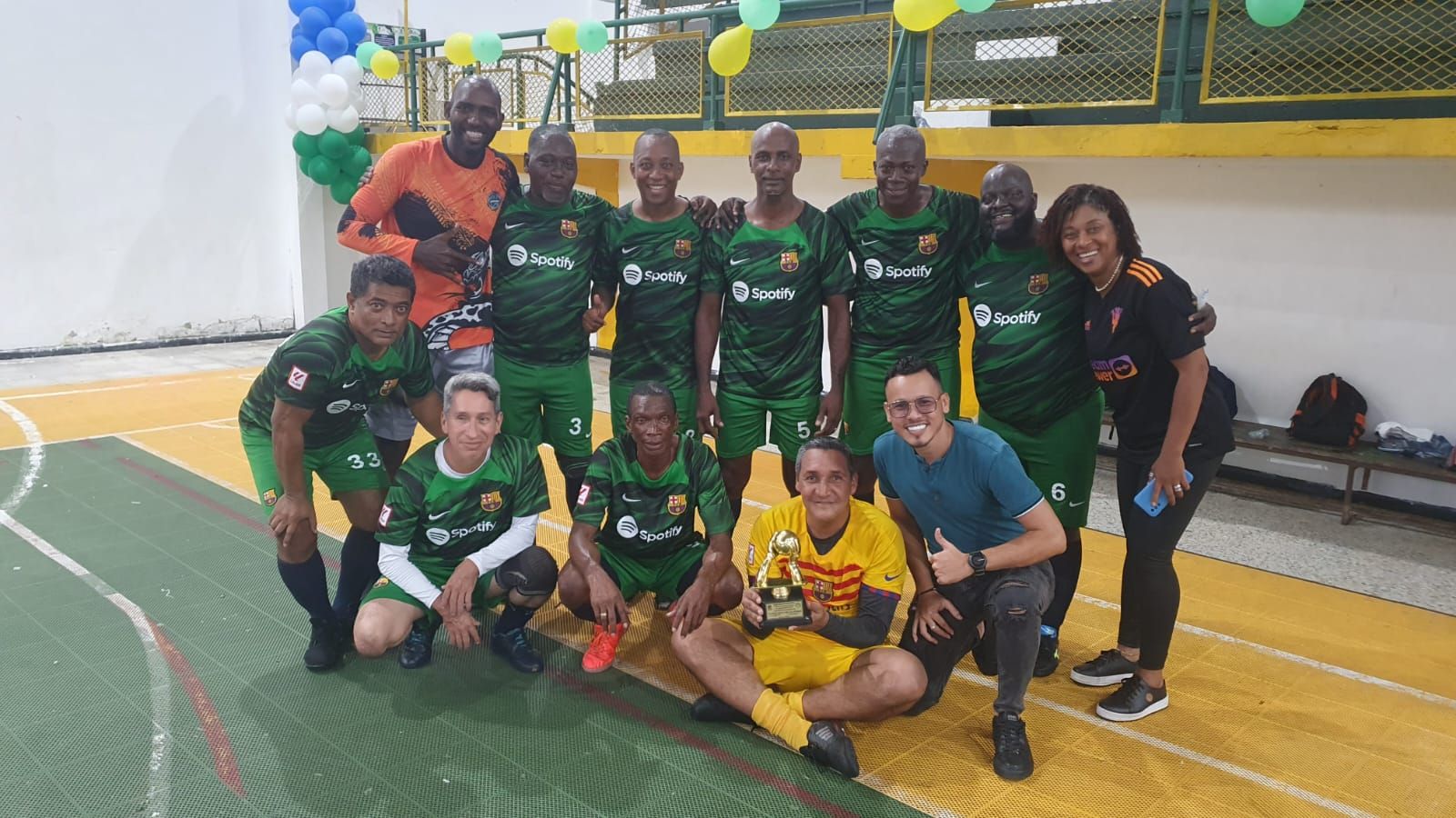 Equipo de fútbol sala de veteranos se coronó campeón de la disciplina en los Juegos Deportivos y Recreativos de la Alcaldía
