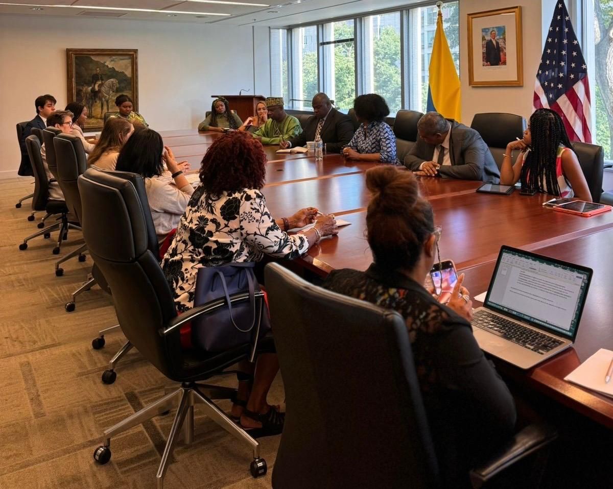 Alcaldesa de Buenaventura, Ligia del Carmen Córdoba Martínez, inicia agenda en Estados Unidos